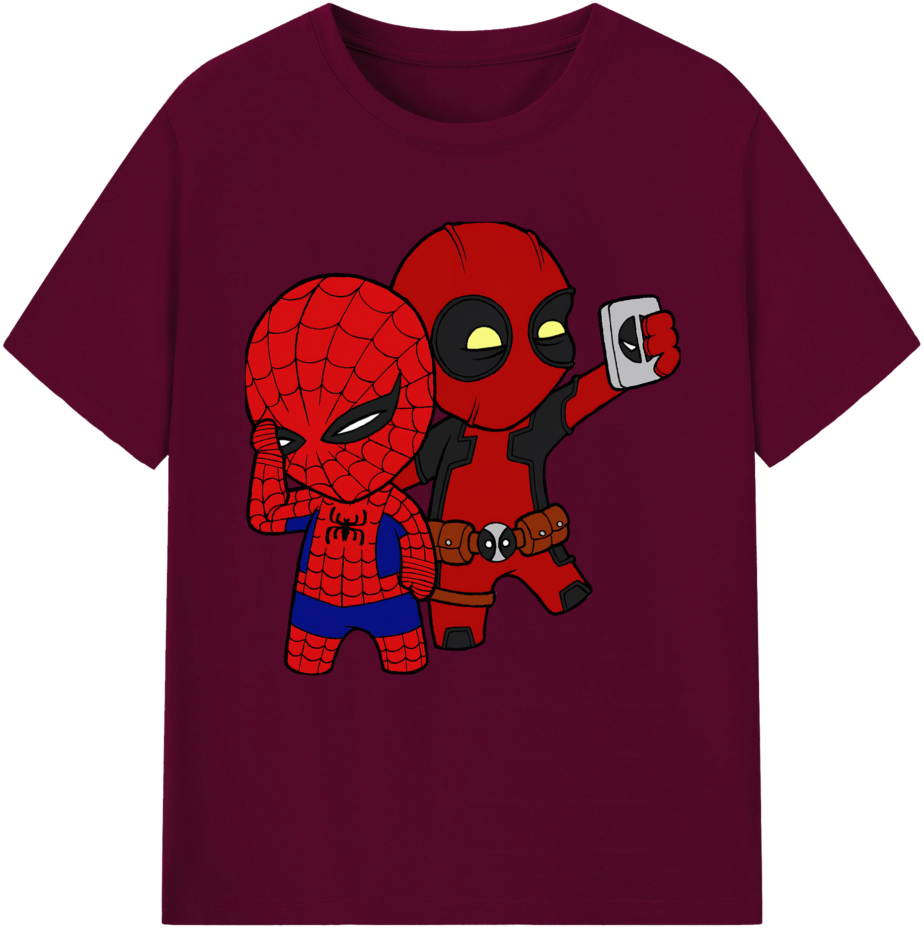 （画像用） Deadpool デッドプール レディースカジュアルプリントTシャツ（綿100％）